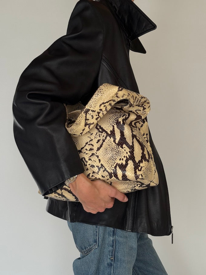 Vintage Leather jacket Black 6583