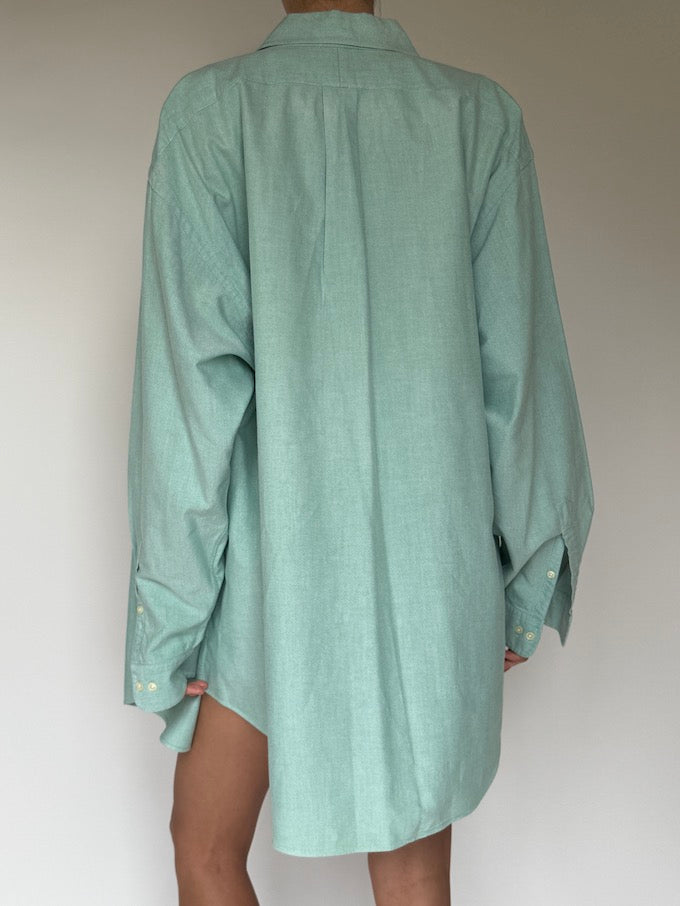 Vintage Oversized Ralph Lauren Shirt Green 6397