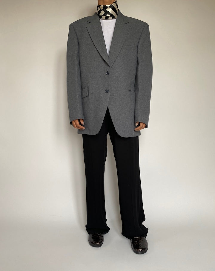 VINTAGE GREY BLAZER 2162