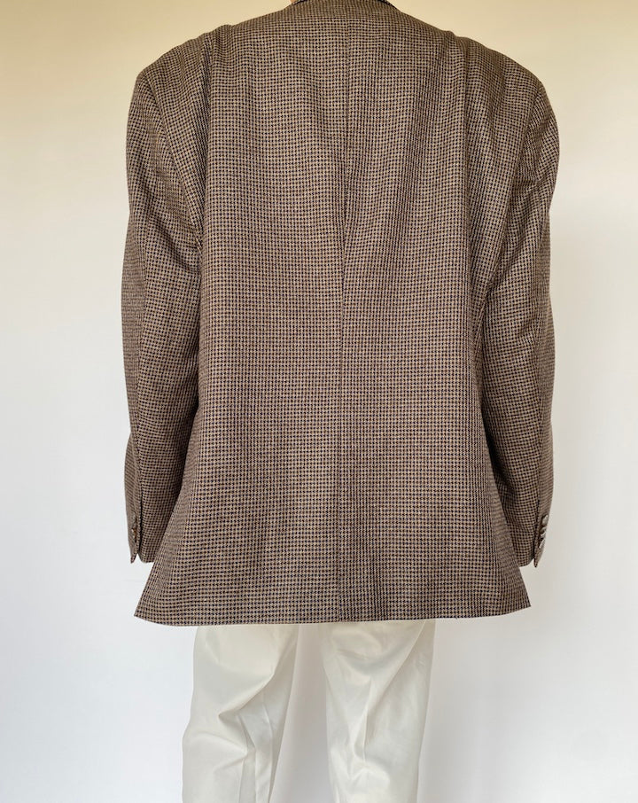 VINTAGE TOMMY HILFIGER HOUNDSTOOTH BLAZER 3274