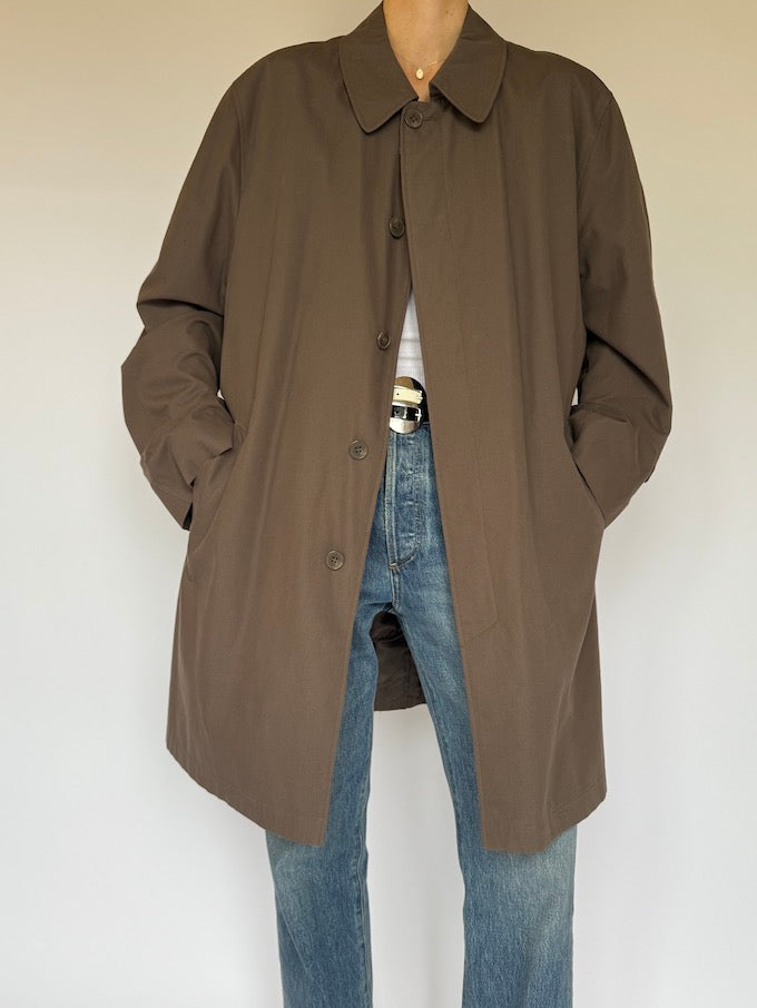 VINTAGE OVERSIZED COAT KHAKI 6026