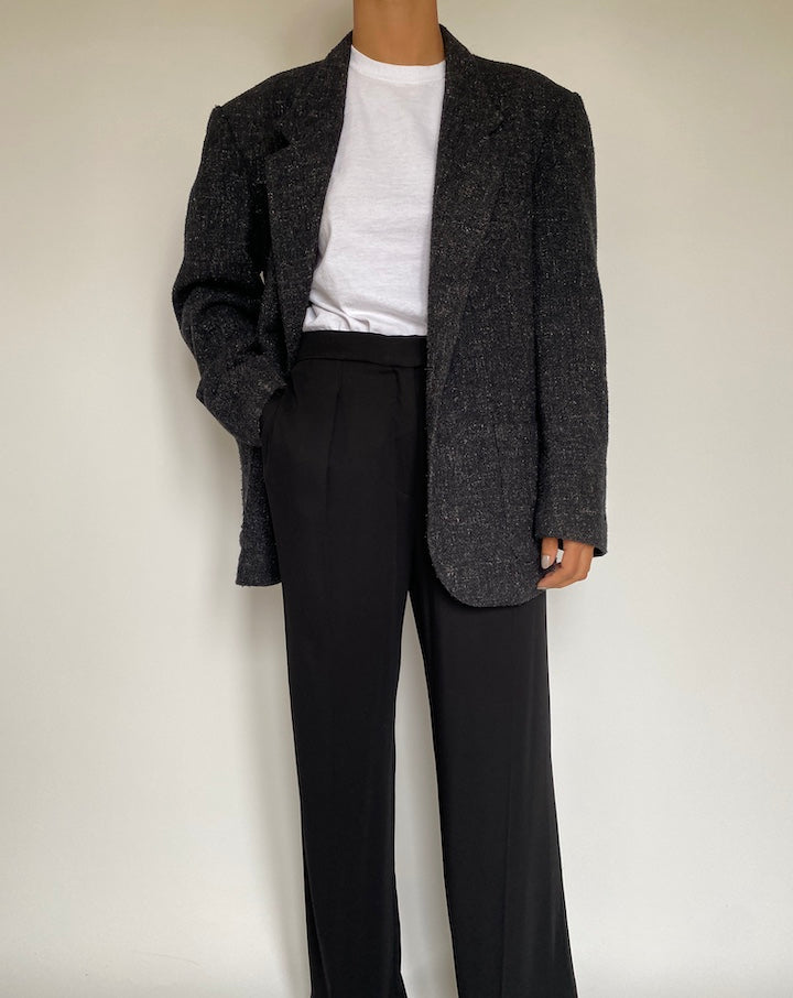 VINTAGE OVERSIZED SINGLE BREASTED BLAZER 2169