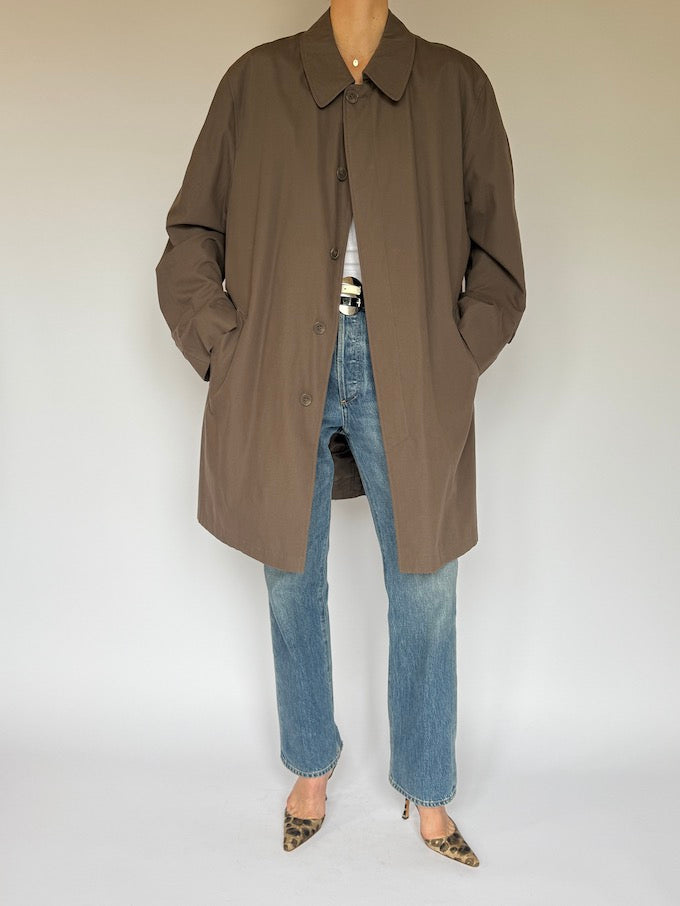 VINTAGE OVERSIZED COAT KHAKI 6026