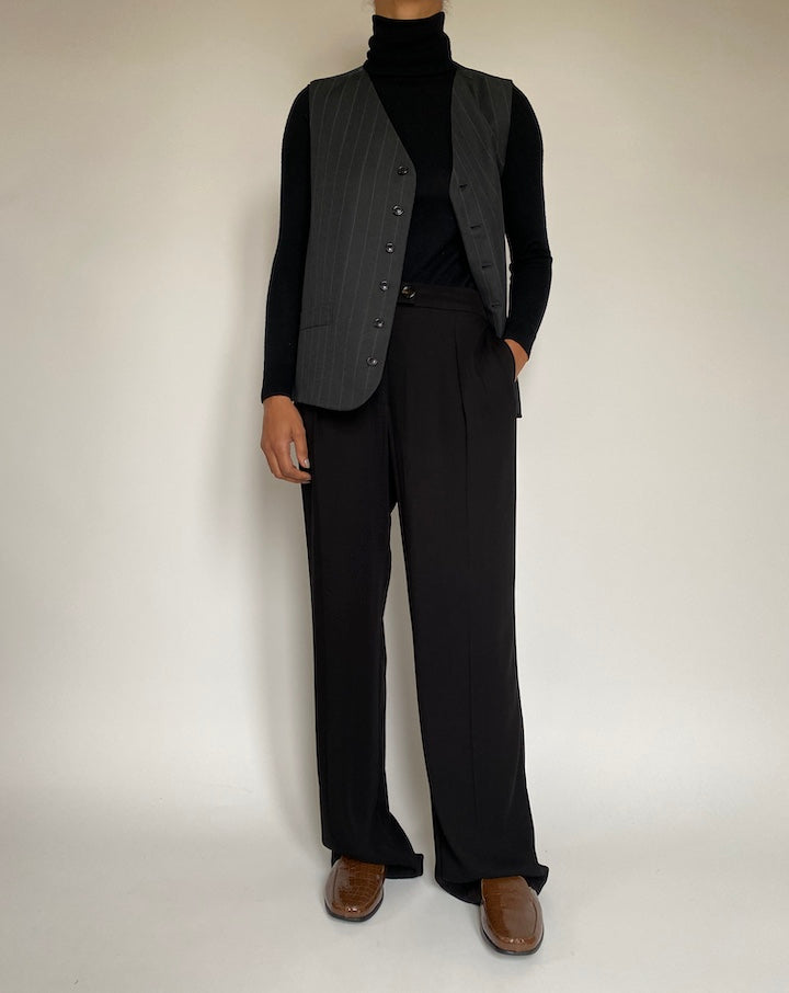 VINTAGE PINSTRIPED VEST 2176