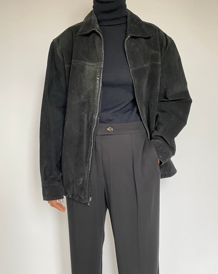 VINTAGE SUEDE LEATHER JACKET 2178