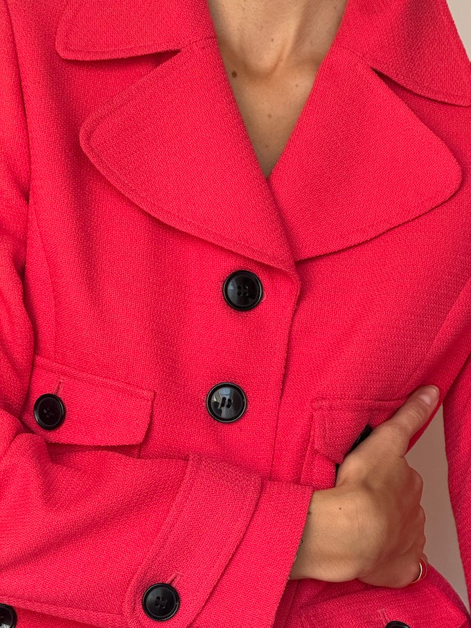 Vintage Cropped Blazer 6589