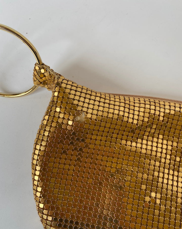 VINTAGE SMALL GOLD PURSE 3289