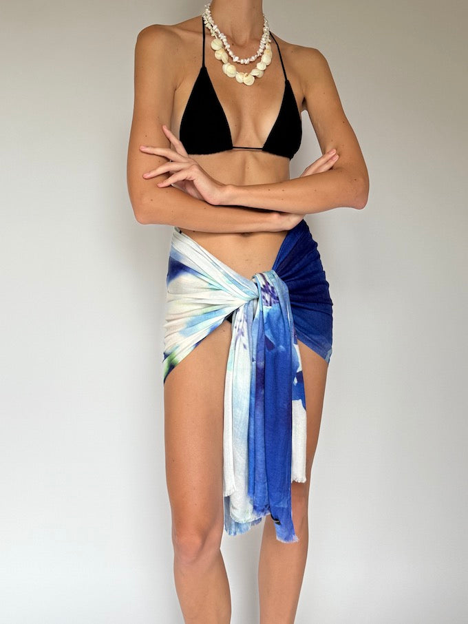 Vintage Beach Cover-Up in Cashmere Blue 6409