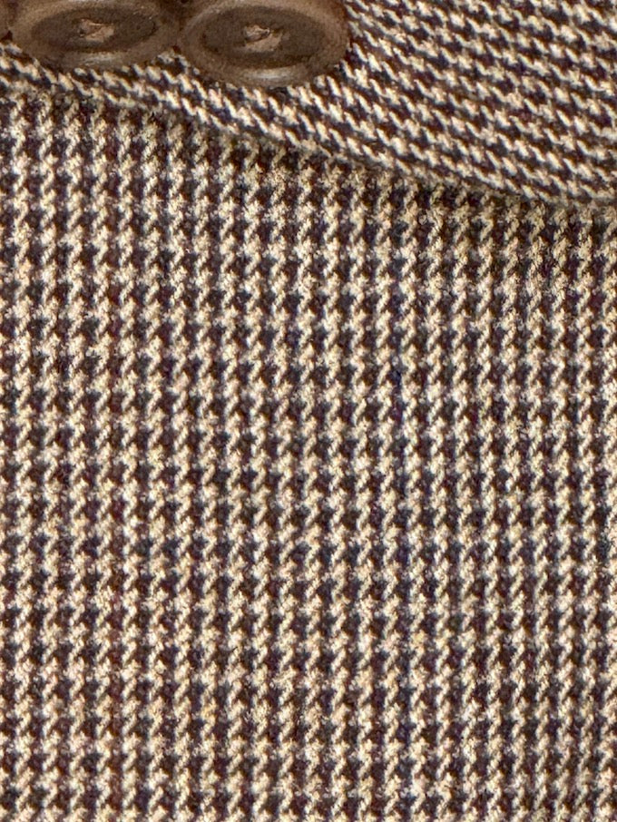 Vintage Wool Houndstooth Blazer 6592