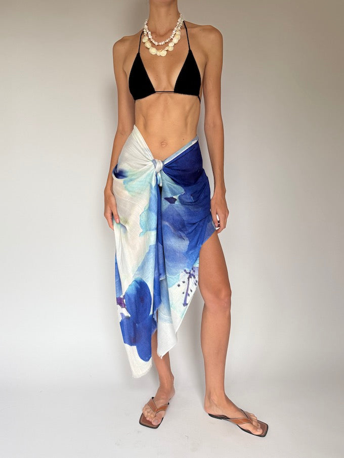 Vintage Beach Cover-Up in Cashmere Blue 6409