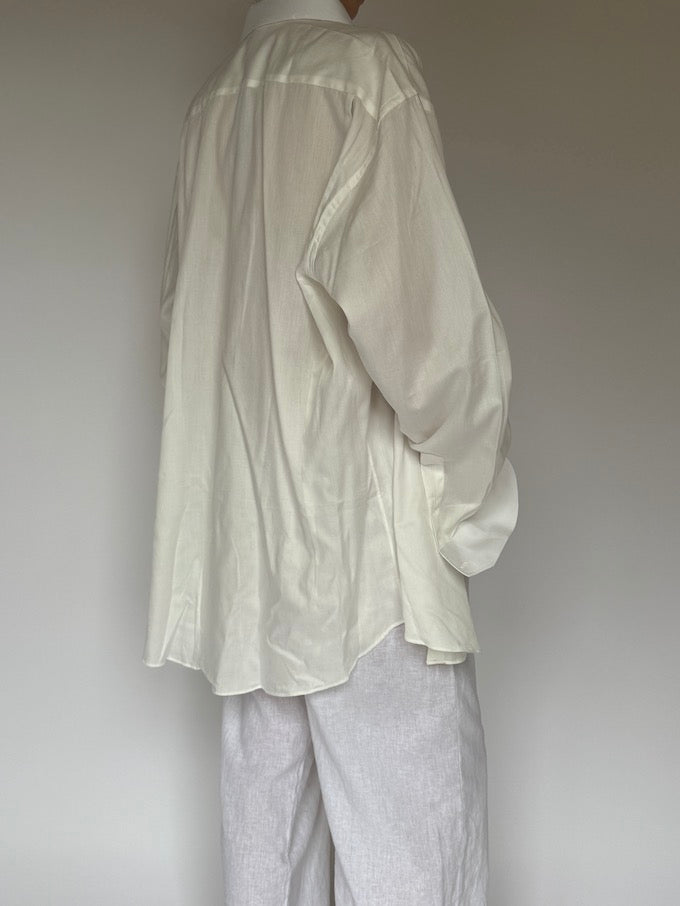Vintage oversized shirt white 6247