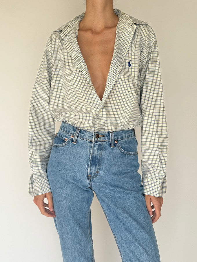 Vintage Ralph Lauren Checked Cotton Shirt 6445