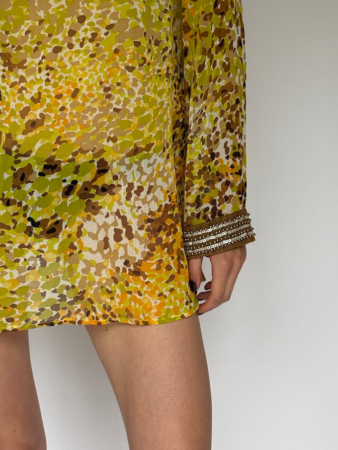 Vintage Beaded Swim Cover-Up 6440