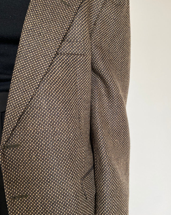 VINTAGE SINGLE BREASTED WOOL BLAZER 2201
