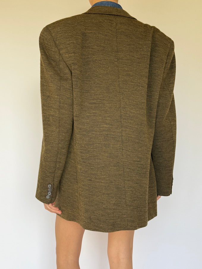 Vintage Oversized Single Breasted Blazer 5221