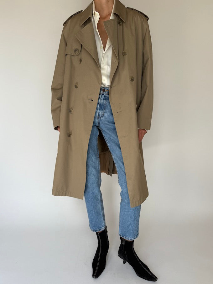 Vintage Trench Coat Beige 6380