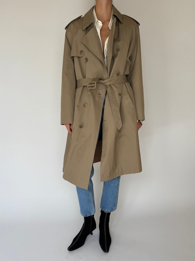 Vintage Trench Coat Beige 6380