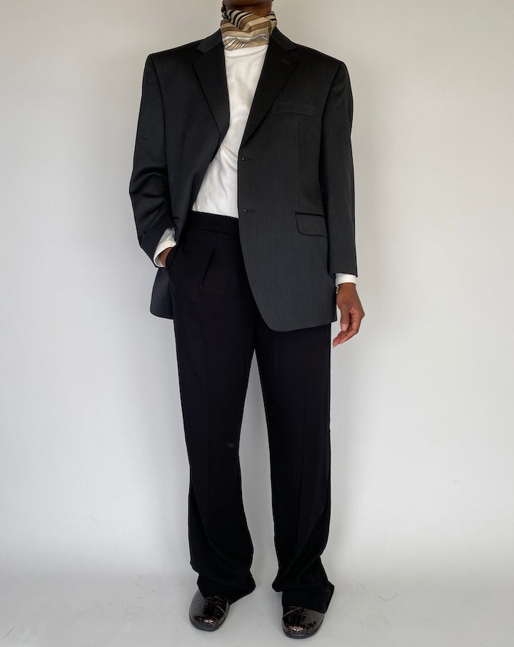 VINTAGE OVERSIZED SINGLE BREASTED BLAZER 2105