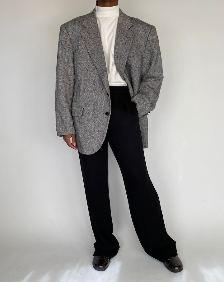 VINTAGE SINGLE BREASTED WOOL BLAZER 2132