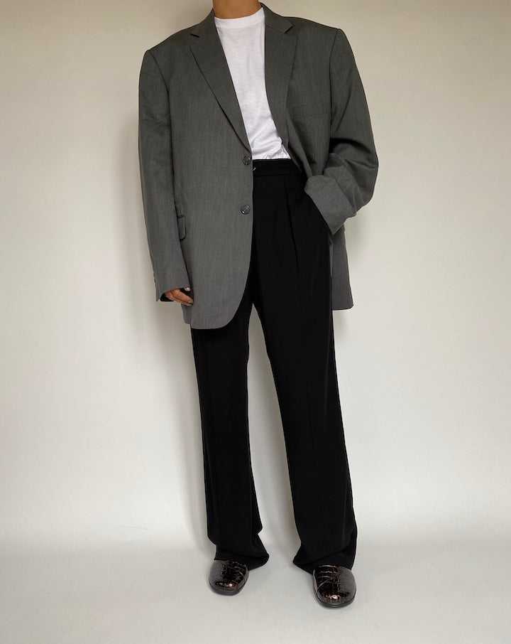 VINTAGE GREY OVERSIZED BLAZER 2172