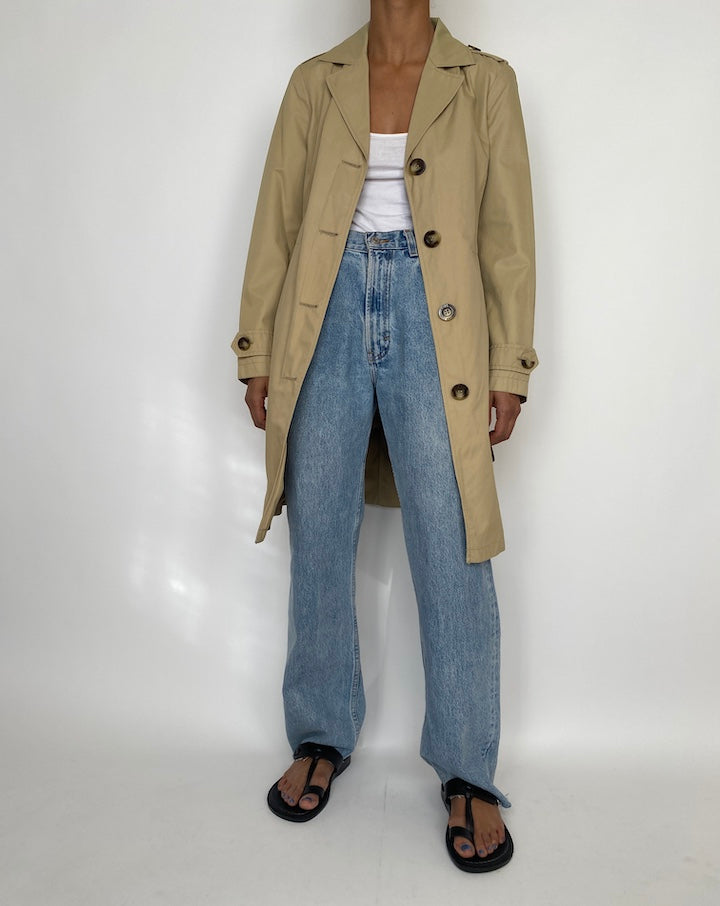 VINTAGE BEIGE MICHAEL KORS TRENCH COAT 2177