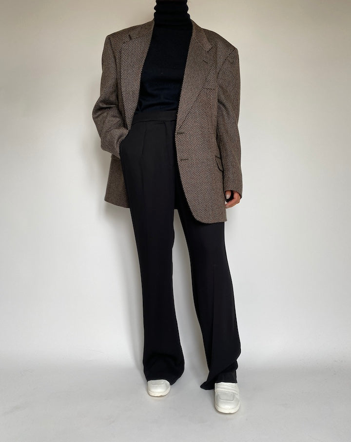 VINTAGE SINGLE BREASTED WOOL BLAZER 2201