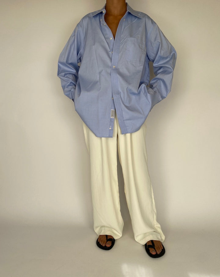 VINTAGE OVERSIZED LIGHT BLUE SHIRT 2253