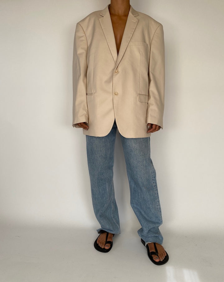 VINTAGE LIGHT BEIGE BLAZER 2277