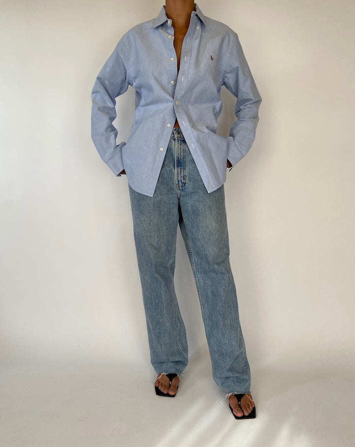 VINTAGE LIGHT BLUE RALPH LAUREN SHIRT 2311