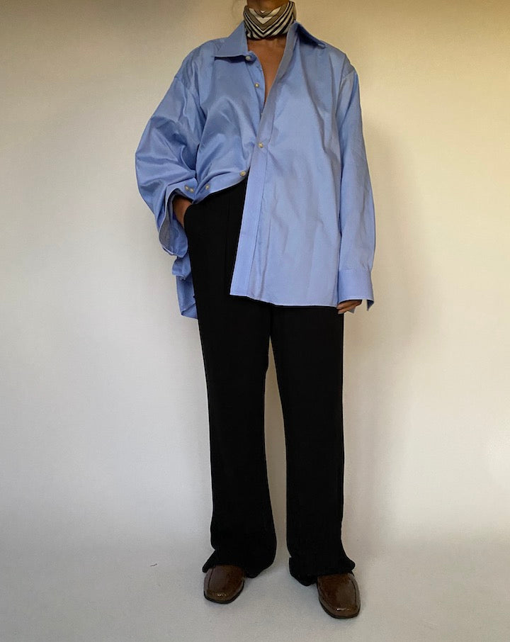 VINTAGE OVERSIZED BLUE MICHAEL KORS SHIRT 2411