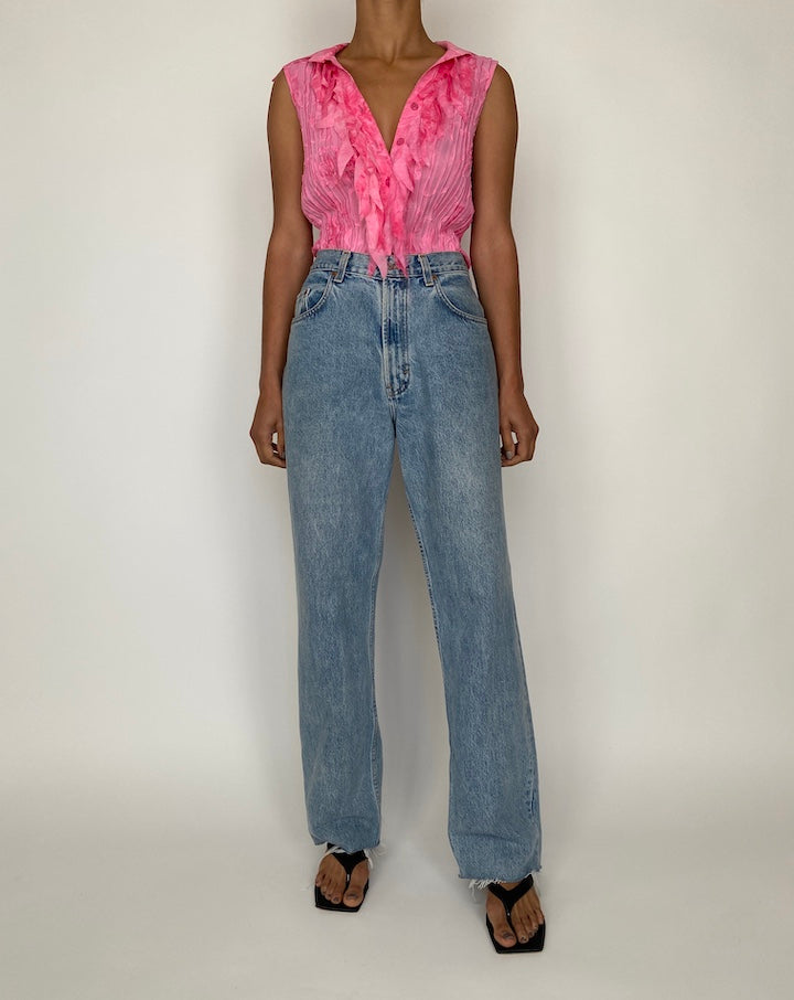 VINTAGE HOT PINK TANK TOP 2419