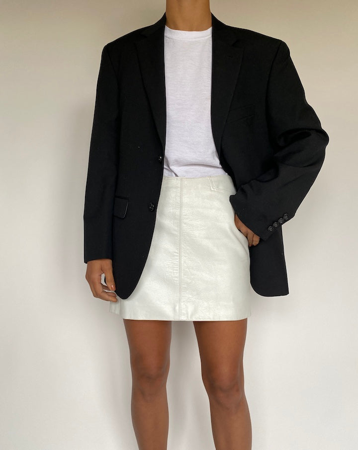 VINTAGE BLACK SINGLE BREASTED BLAZER 2628