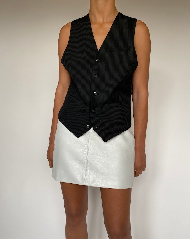VINTAGE PINSTRIPED VEST 2642