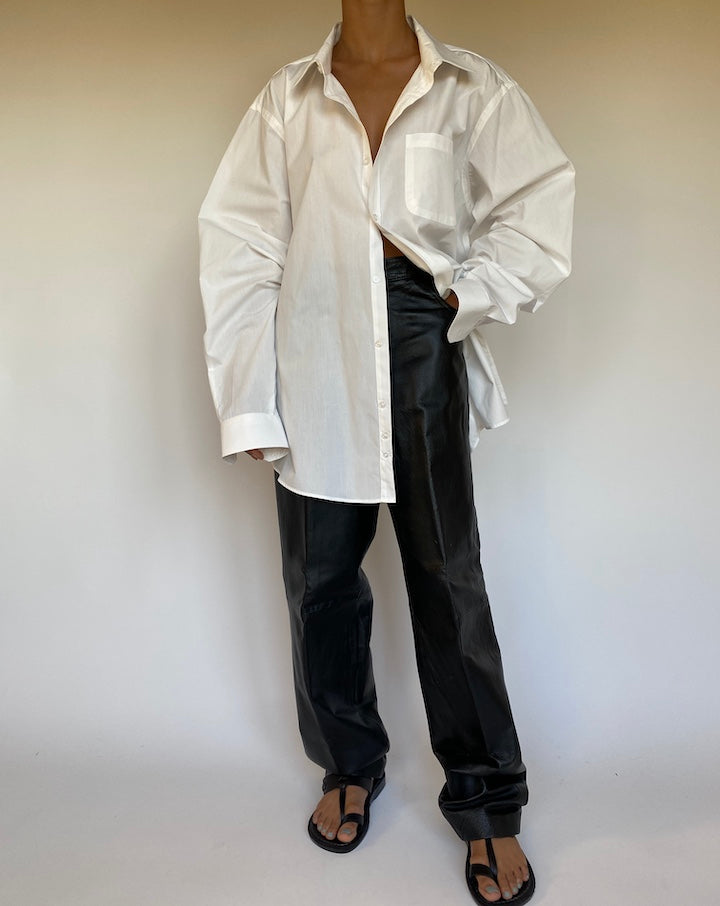 VINTAGE WHITE OVERSIZED SHIRT 2660