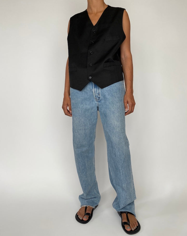 VINTAGE BLACK VEST 2704