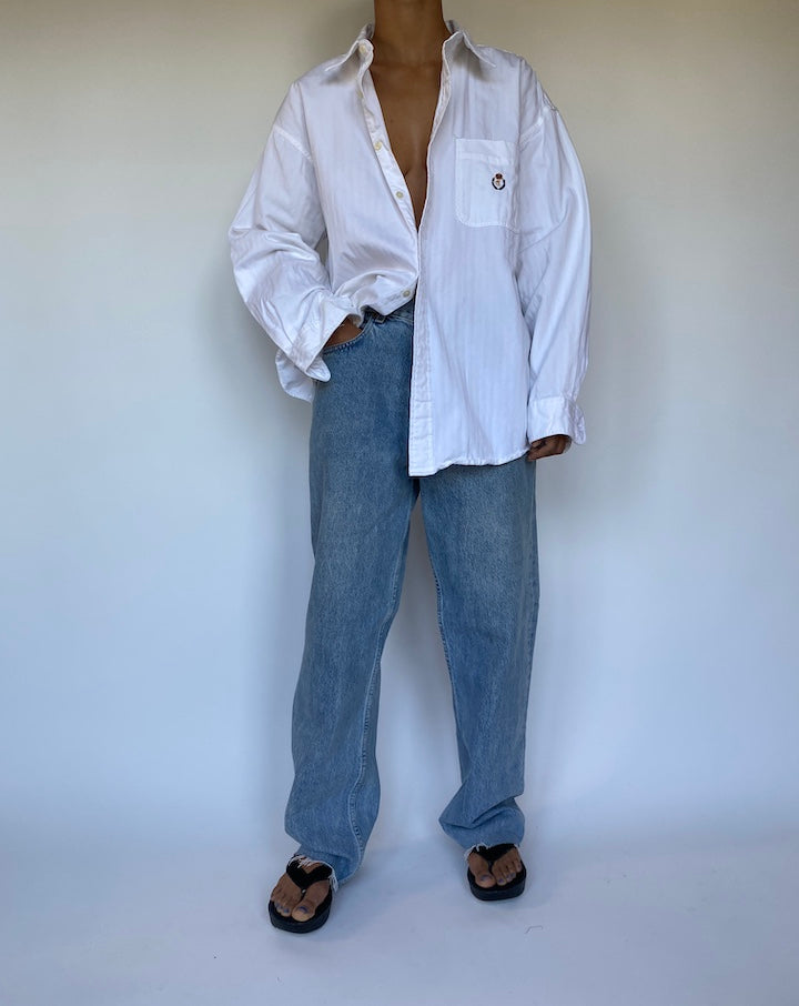 VINTAGE OVERSIZED WHITE SHIRT 2794