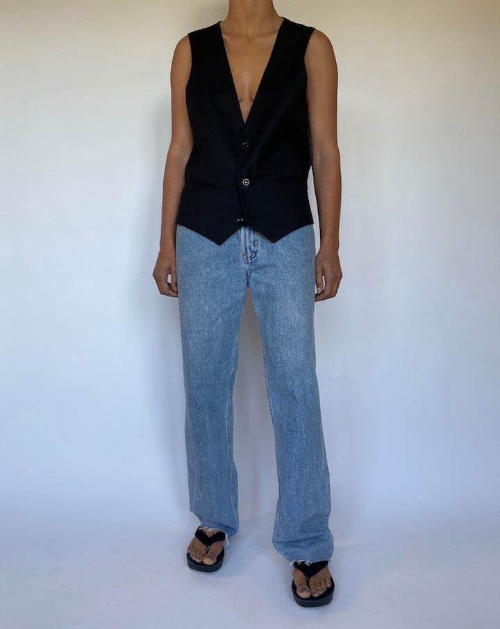 VINTAGE BLACK VEST 2799