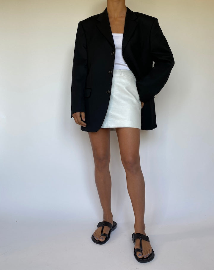 VINTAGE BLACK SINGLE BREASTED BLAZER 2813