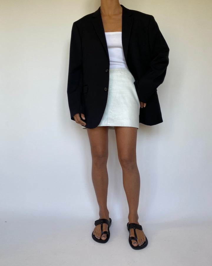 VINTAGE BLACK SINGLE BREASTED BLAZER 2816