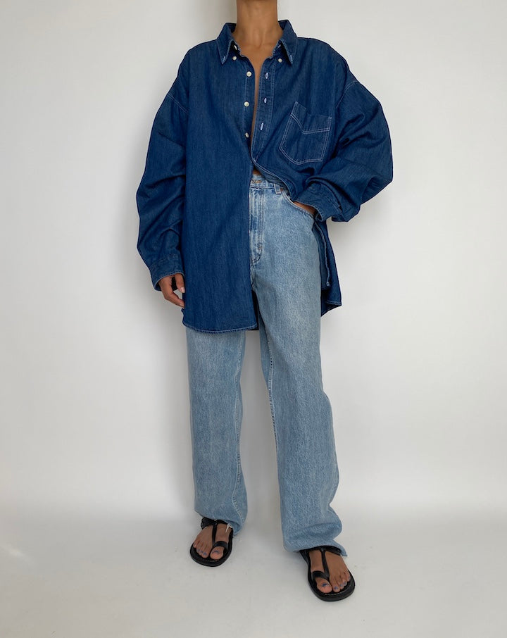 VINTAGE OVERSIZED DENIM SHIRT 2825