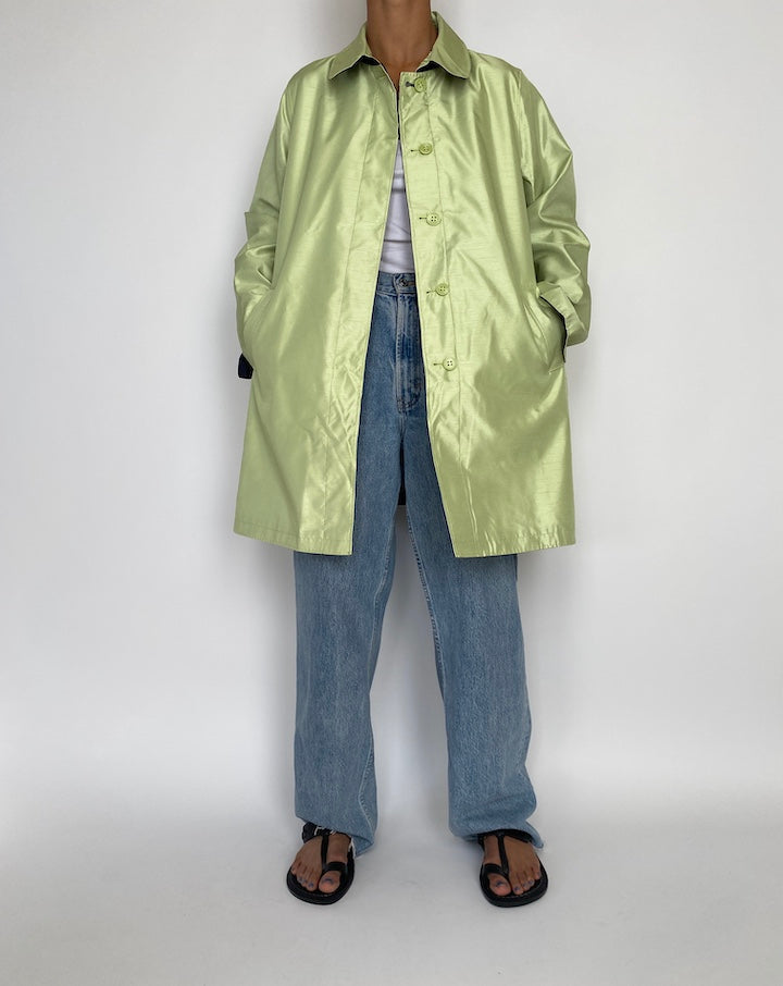 VINTAGE GREEN COAT 2836