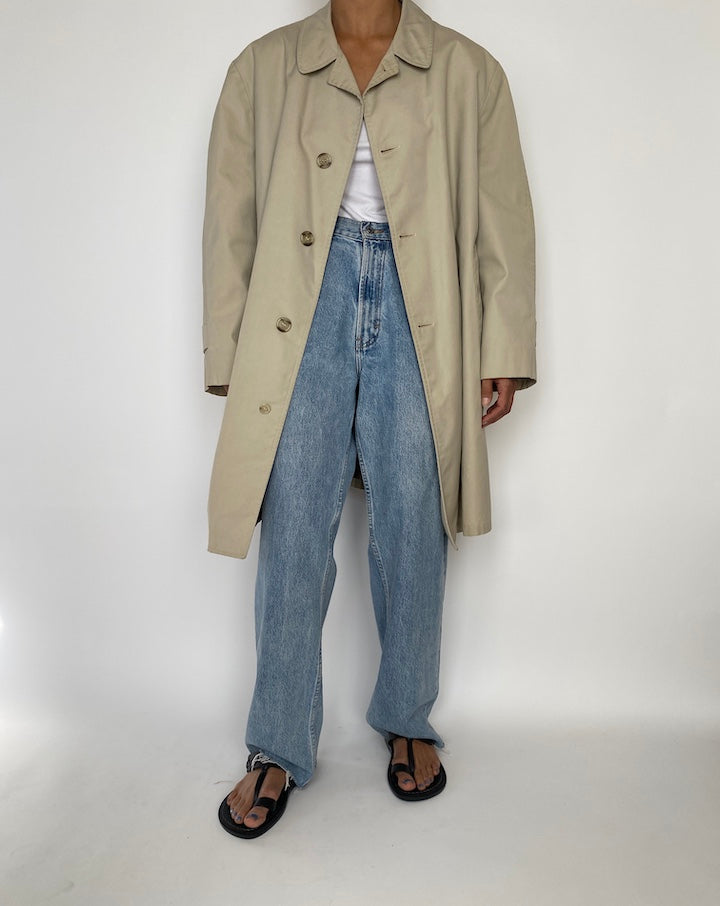 VINTAGE BEIGE LONG COAT 2849