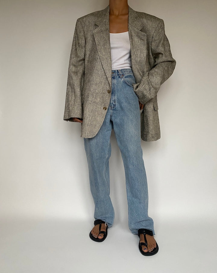 VINTAGE OAT COLORED BLAZER 2876