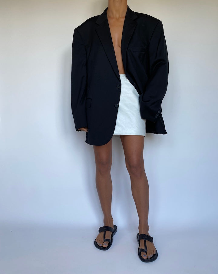 VINTAGE BLACK SINGLE BREASTED BLAZER 2915