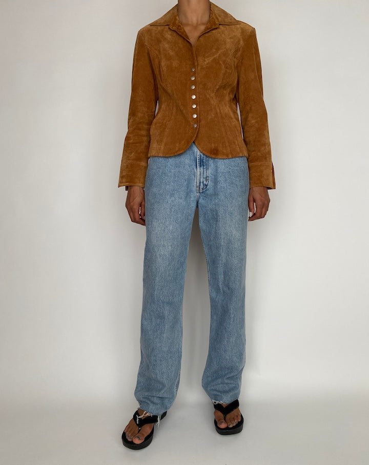 VINTAGE SUEDE LEATHER JACKET 2920