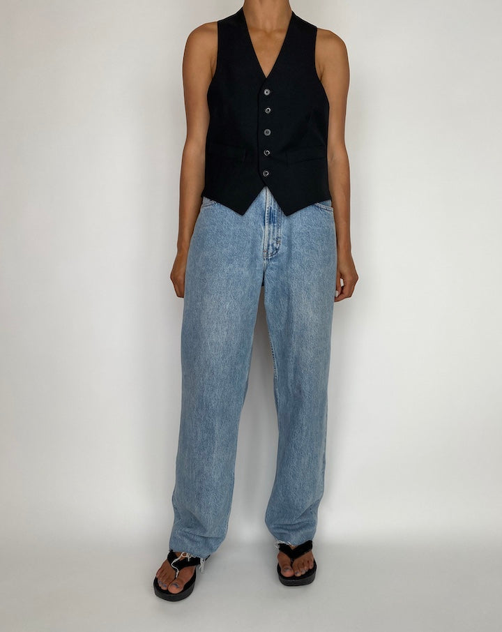 VINTAGE BLACK VEST 2923