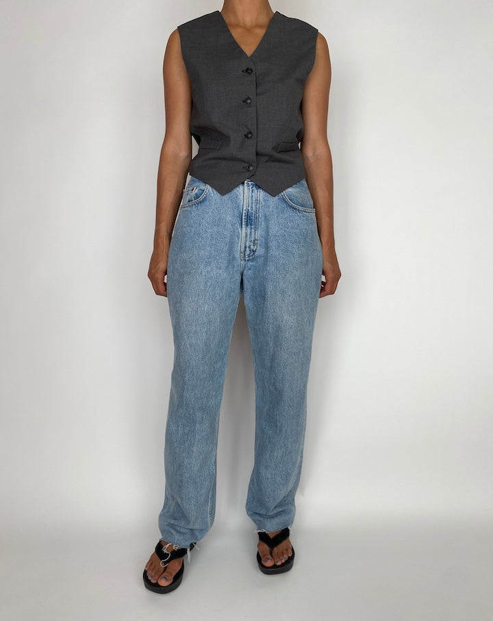 VINTAGE GRAY VEST 2925