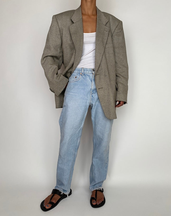 VINTAGE OVERSIZED SINGLE BREASTED BLAZER 2947