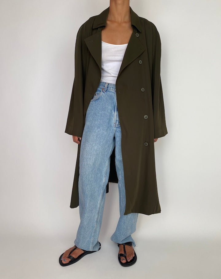 VINTAGE LONG OVERSIZED COAT 2989