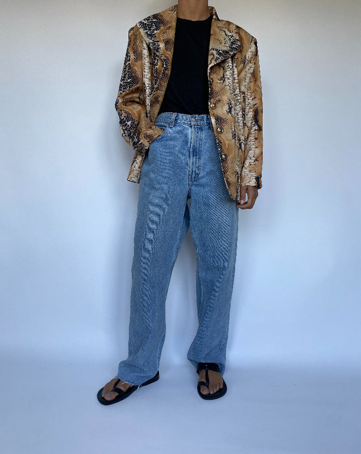 VINTAGE ANIMAL PRINTED JACKET 3042